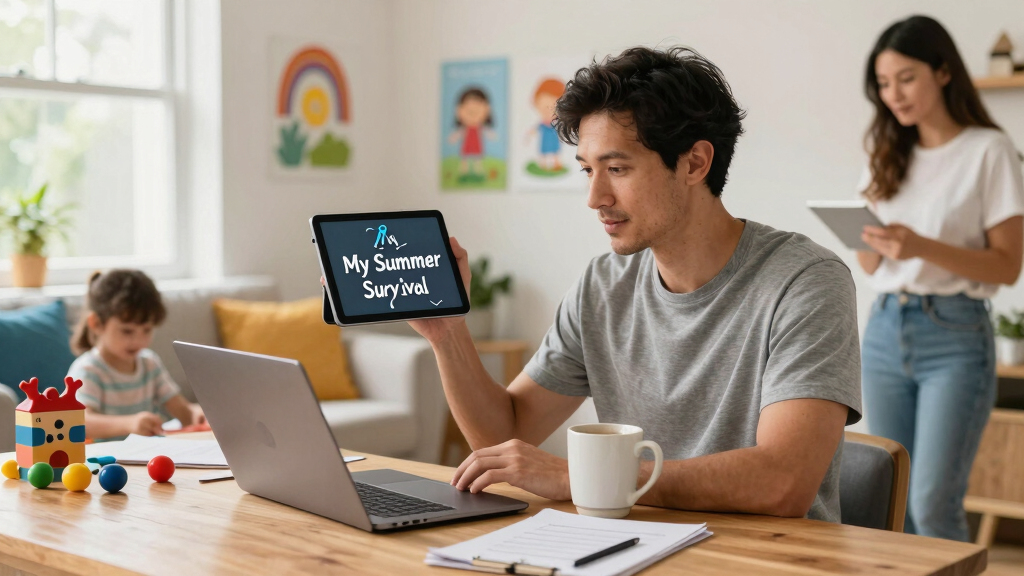 My summer survival plan as a WFH dad of elementary schoolers