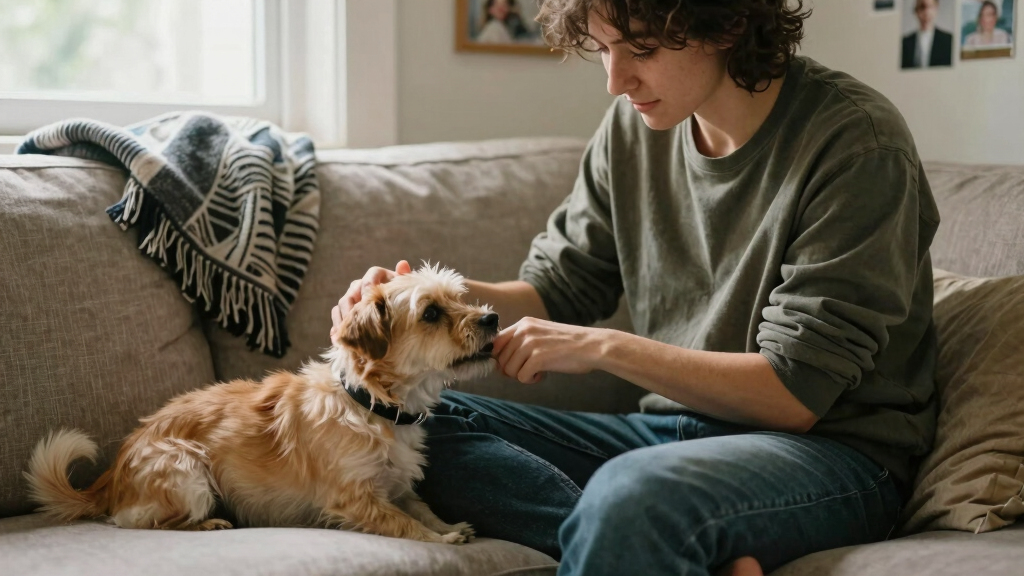 Why Does My Dog Nibble On Me? It's Canine For "I Love You," Actually