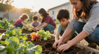 How Kids Help Grow 30,000 Pounds Of Produce In A Food Desert