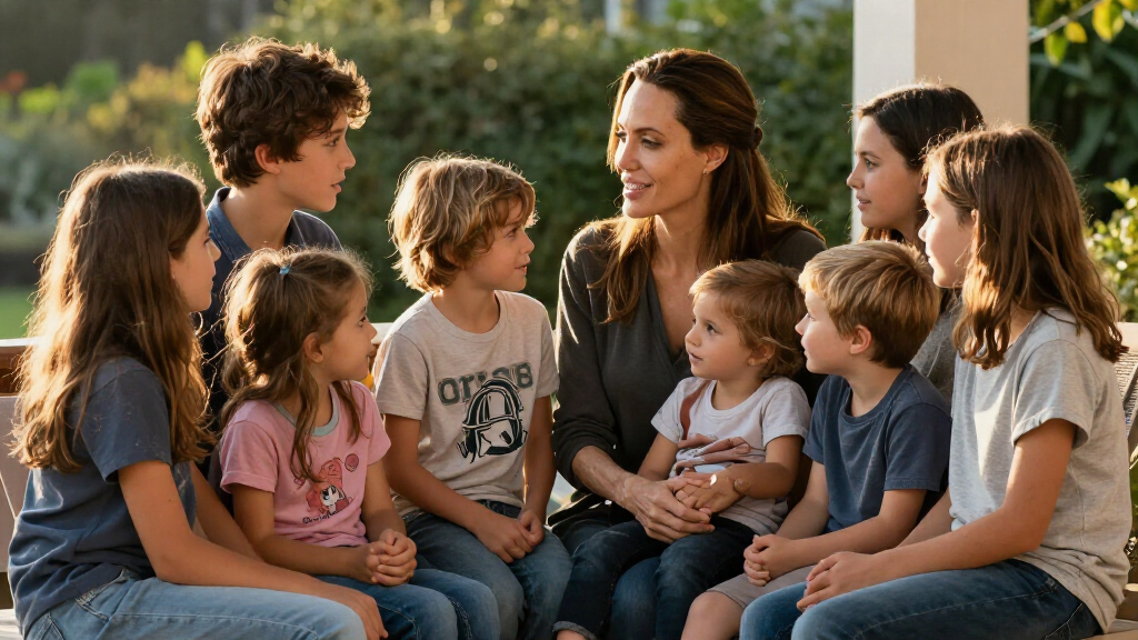 Angelina Jolie Gives Parenting Advice In Rare Comments About Her 6 Kids