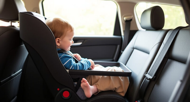 Munchkin Carseat Tray Review: September Road Trips, Solved