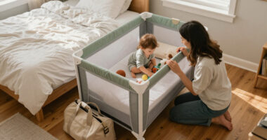 This Spacious Travel Cot Worked For Naps, Overnight Stays And Toddler Play — But Check The Size First